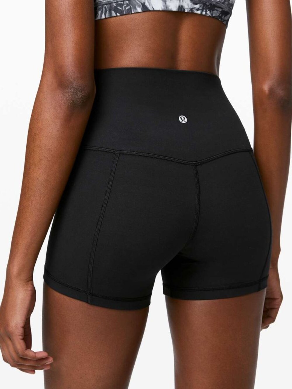 Lululemon Align 4" High Rise Shorts in Black